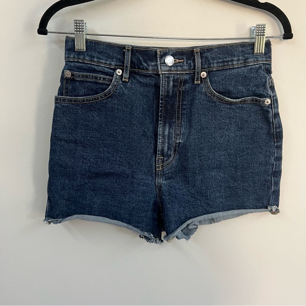 Everlane The Way High Denim Shorts